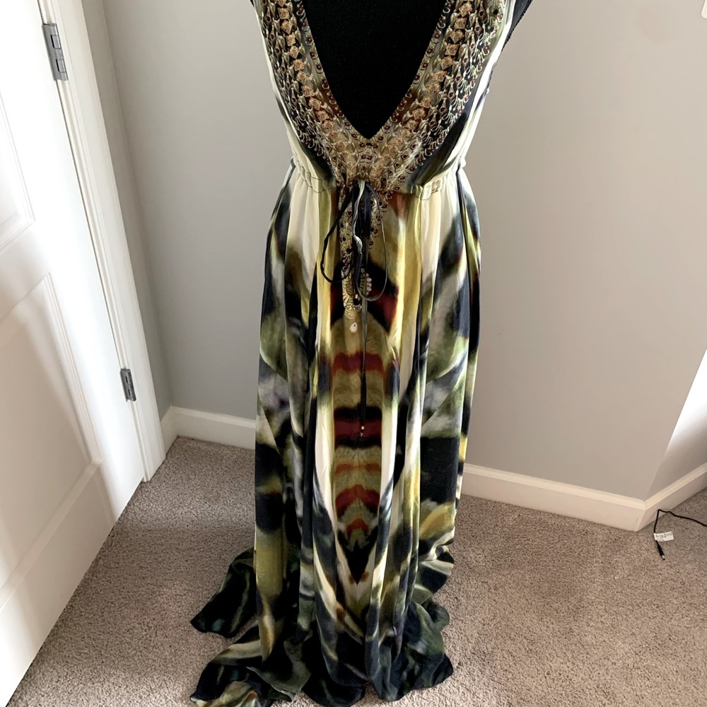Camilla maxi beaded dress